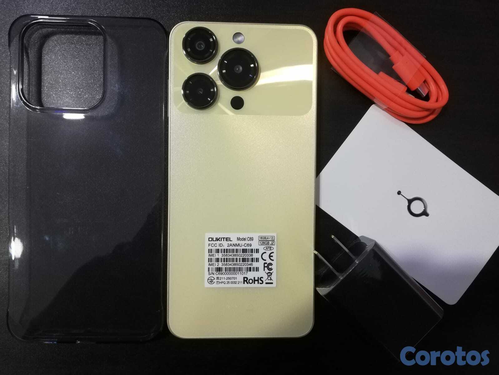 celulares y tabletas - TELÉFONO OUKITEL C69 nuevo, rápido y económico  2