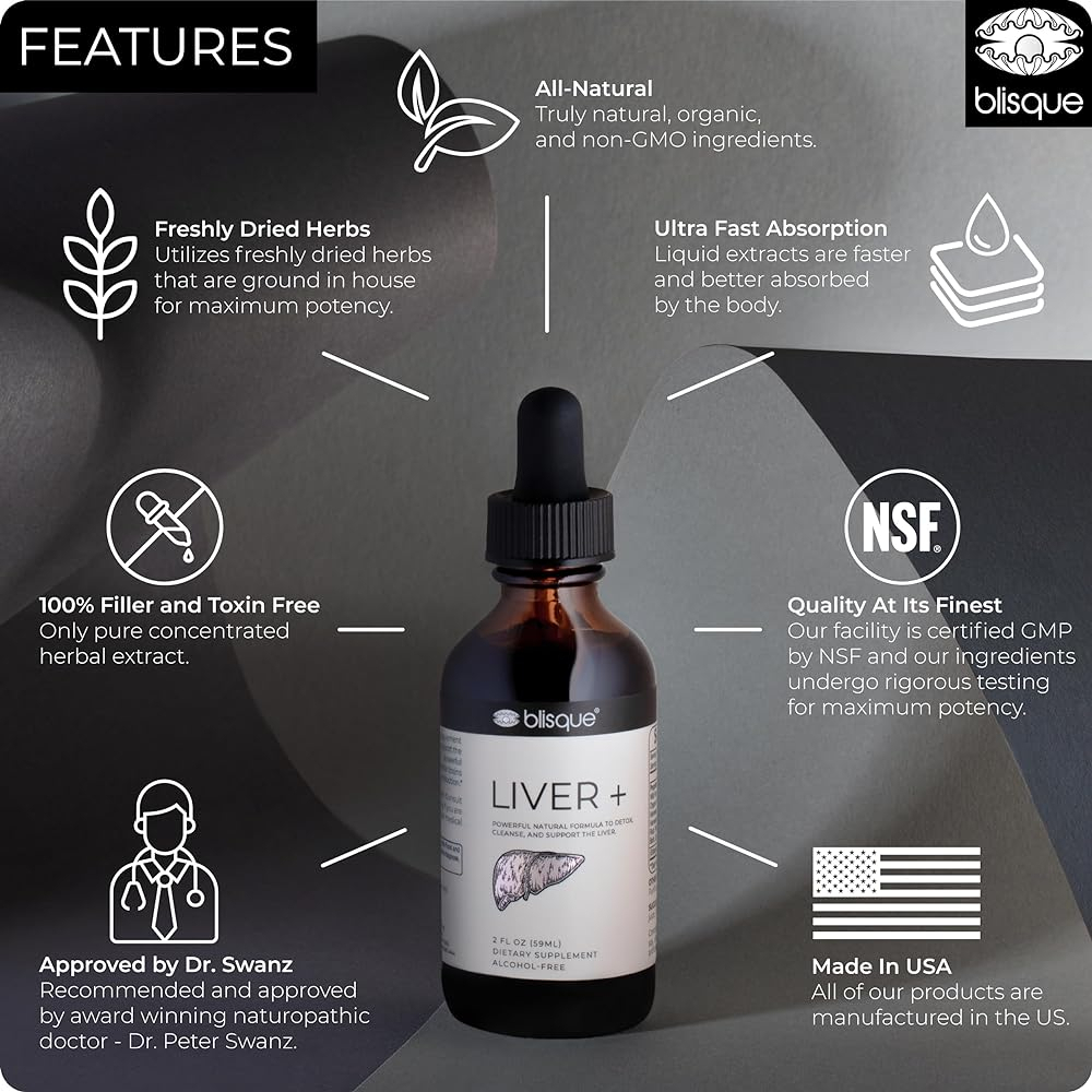 Salud y Equipamiento Médico - Suplemento Blisque Liver Complex Para Desintoxicar, Limpiar 2