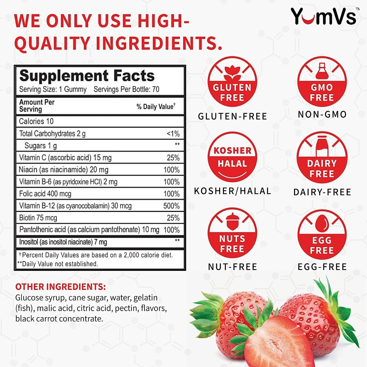 Salud y Equipamiento Médico - Complejo B + Vitamina C Yum-v S 1