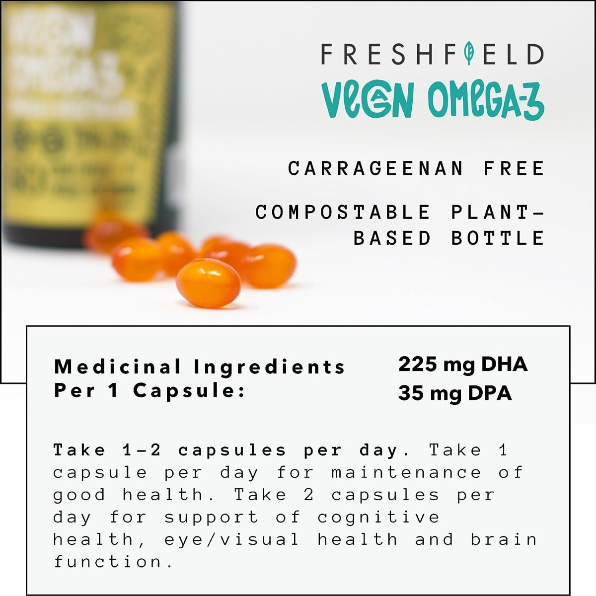 Salud y Equipamiento Médico - Omega 3 180 Capsulas Freshfield 1