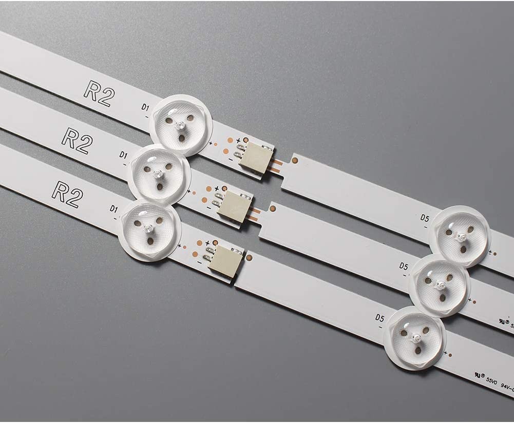 accesorios para electronica -  Juego Tiras Retroiluminación LED 12 piezas para TV Varias Marcas 50 Pulg 0