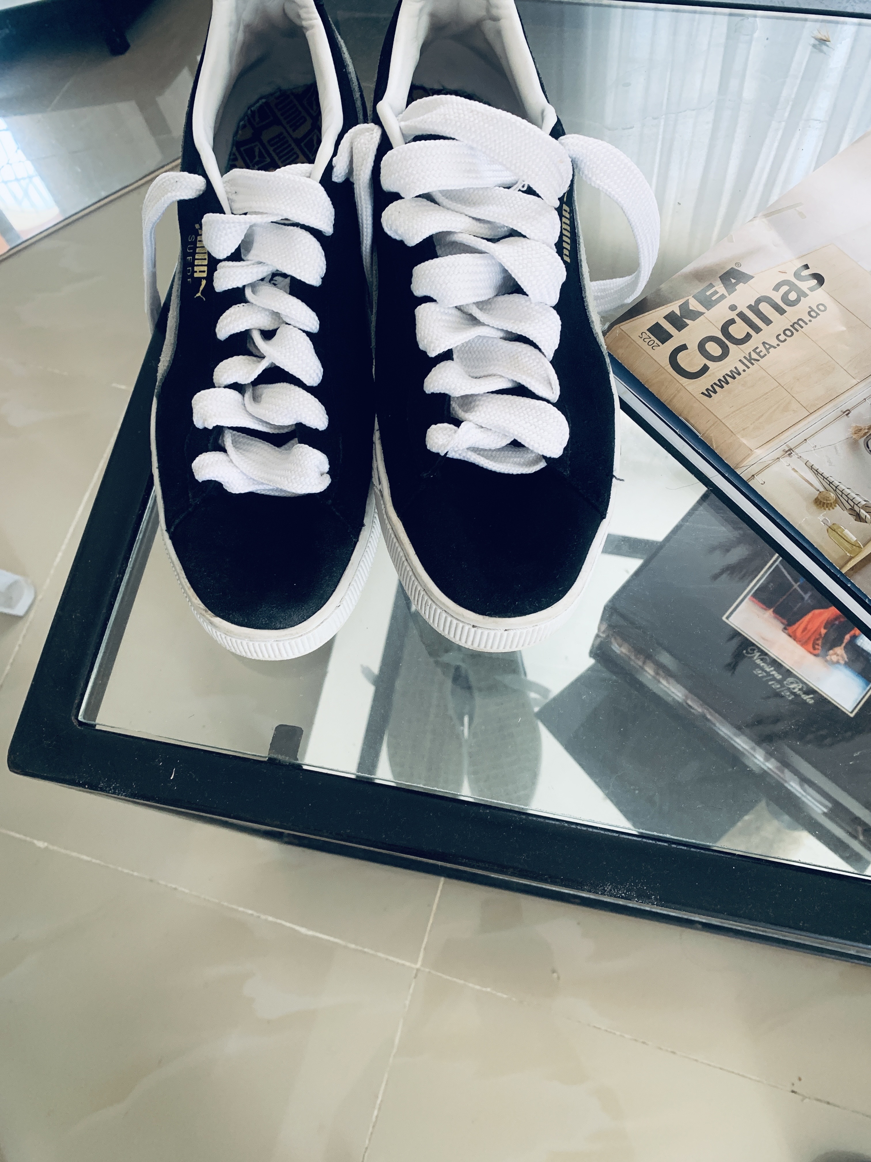zapatos unisex - son uno puma negro original número 45/11 3