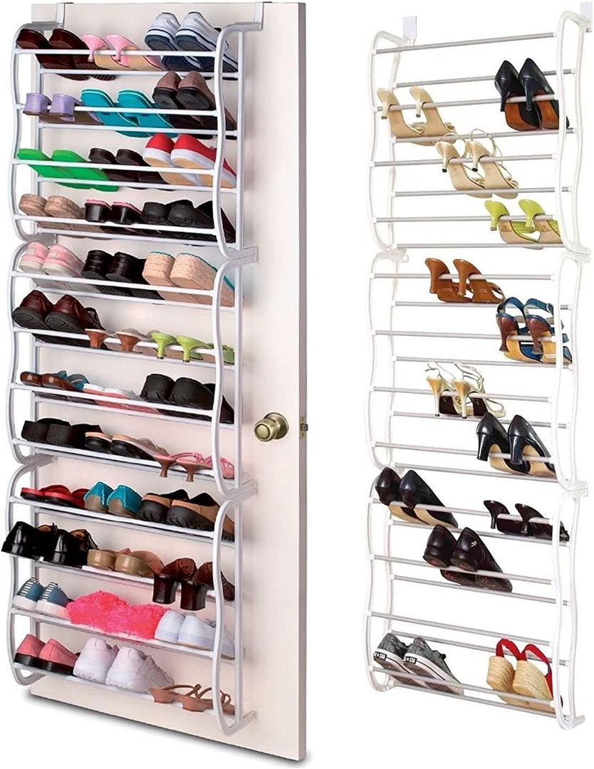 decoración y accesorios - Zapatera Organizador Colgante para Puerta Clóset Resistente Práctica Espacio 0