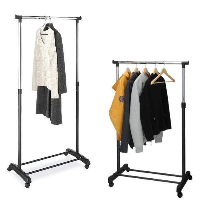 decoración y accesorios - Rack Tendedero de ropa Ajustable Liviano Portátil Paca Soporta 30 Kg 66 Libras 2