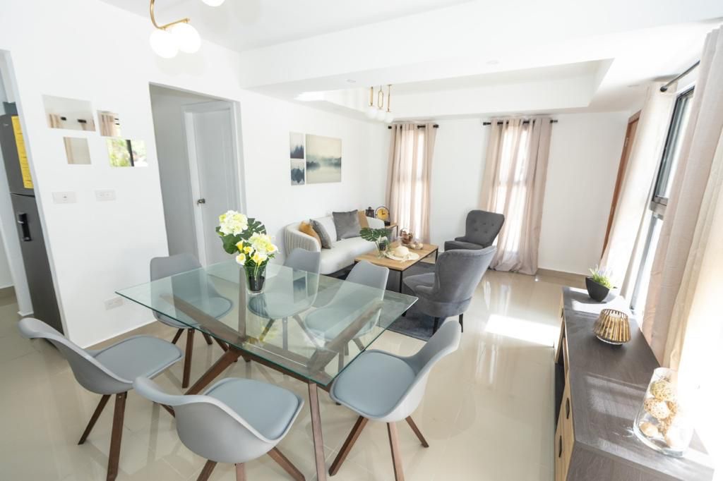 casas vacacionales y villas - Venta de villas de lujo en bávaro Punta cana de 2 y 3 hab zona turística  7