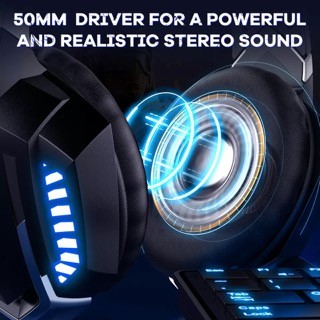 otros electronicos - Auriculares Onikuma K18 con cancelación de ruido, audifono con micrófono Gamer  4