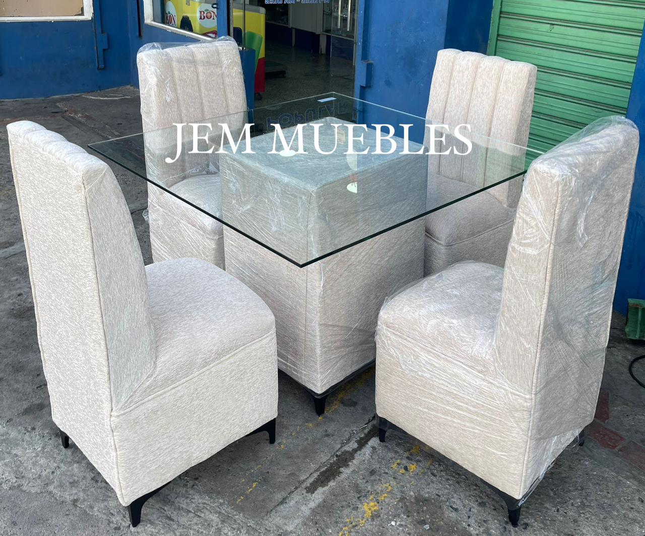 muebles y colchones - Comedor Butaquita de 4 sillas Juego de Comedor 0