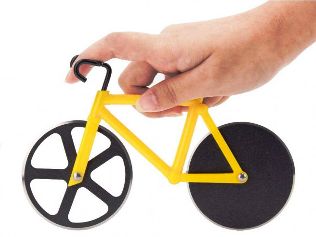 cocina - Cortador de pizza en forma de bicicleta  3