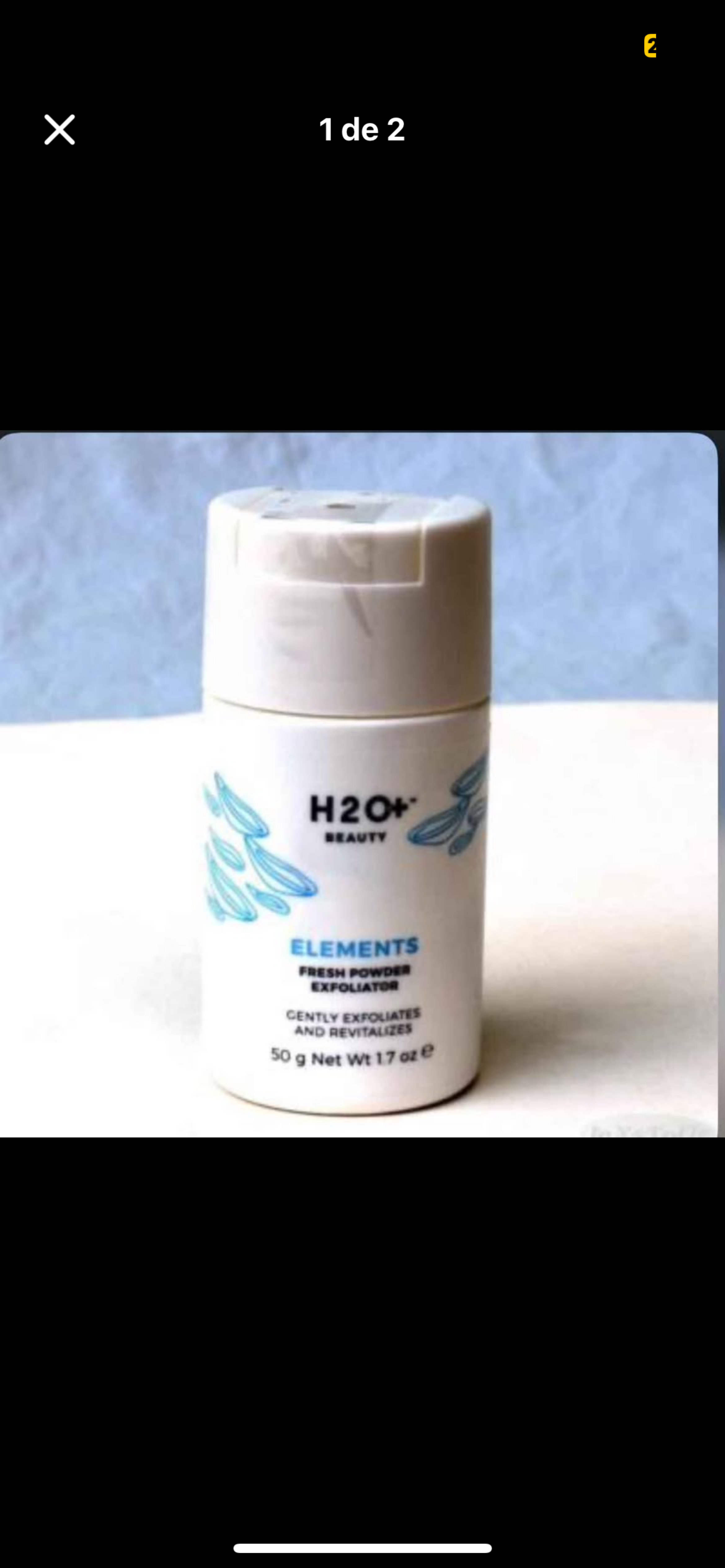 salud y belleza - H2O+ H2O Plus Elements 1.7-ounce Fresh Powder Exfoliator 2x1