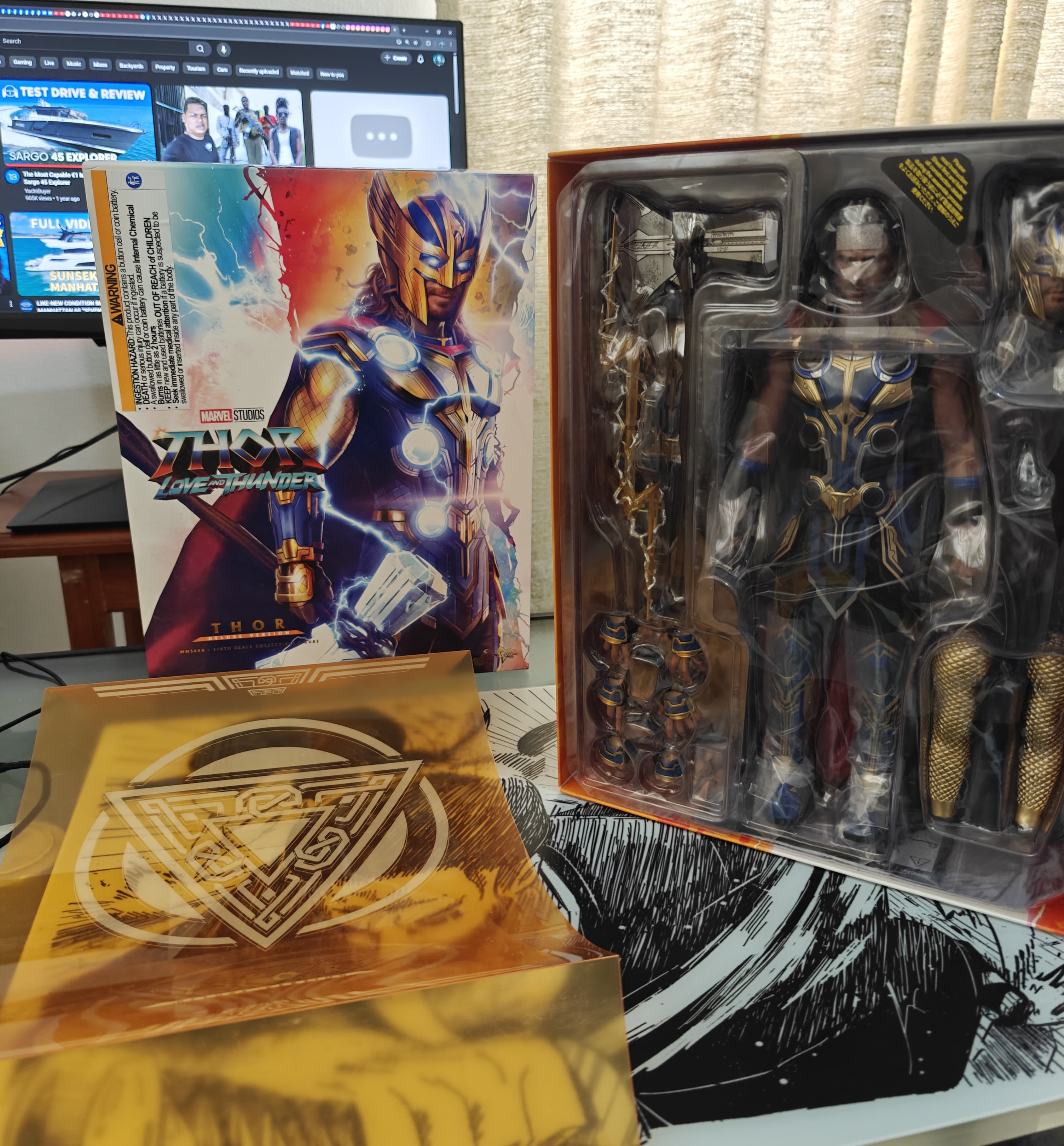 hobby y coleccion - Hot Toys Thor Love and Thunder Deluxe Version 1/6 6