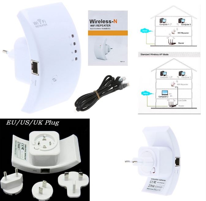 otros electronicos - Repetidor Wifi 300 Mbps 2