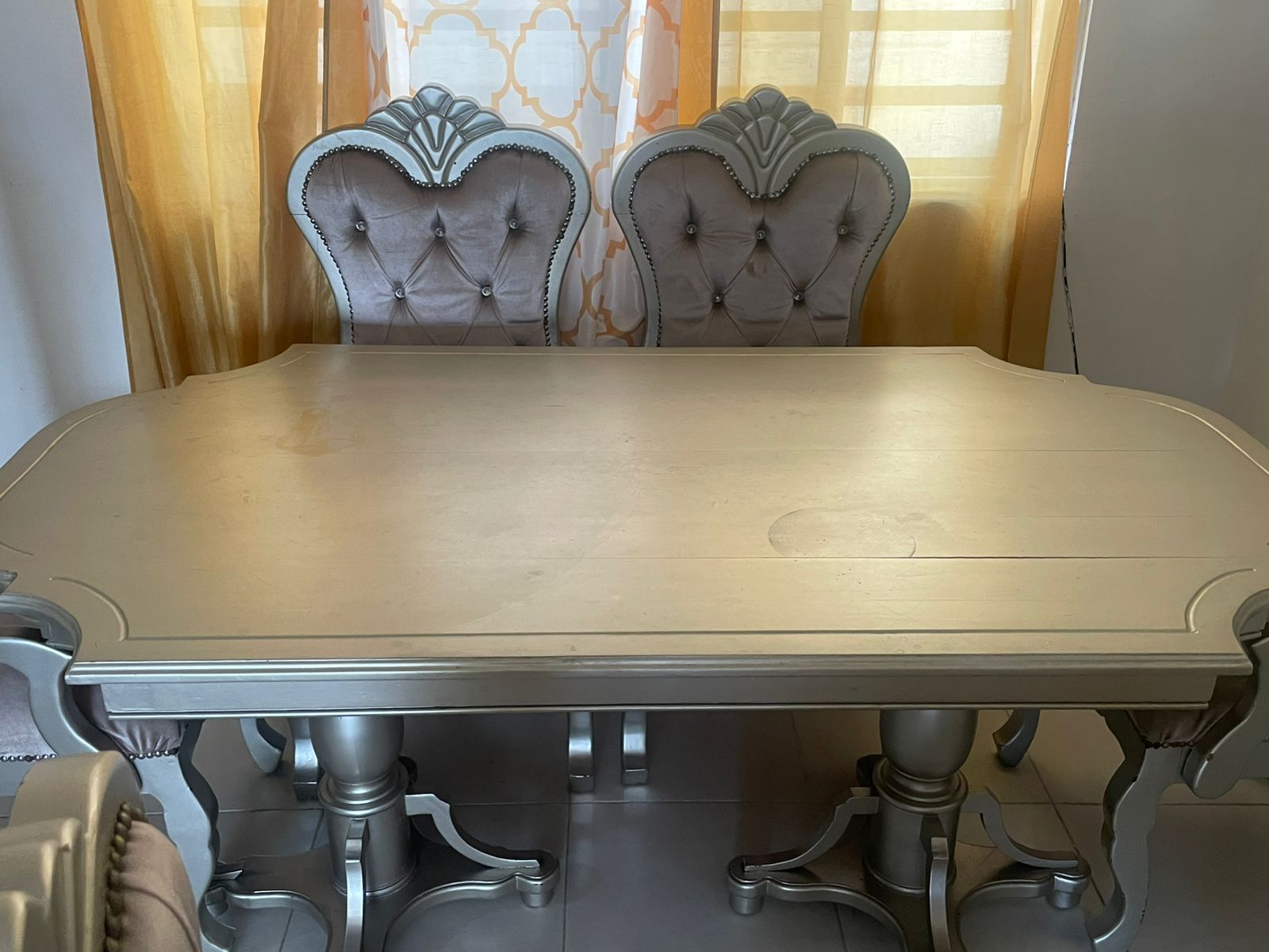 muebles y colchones - juego de comedor  8