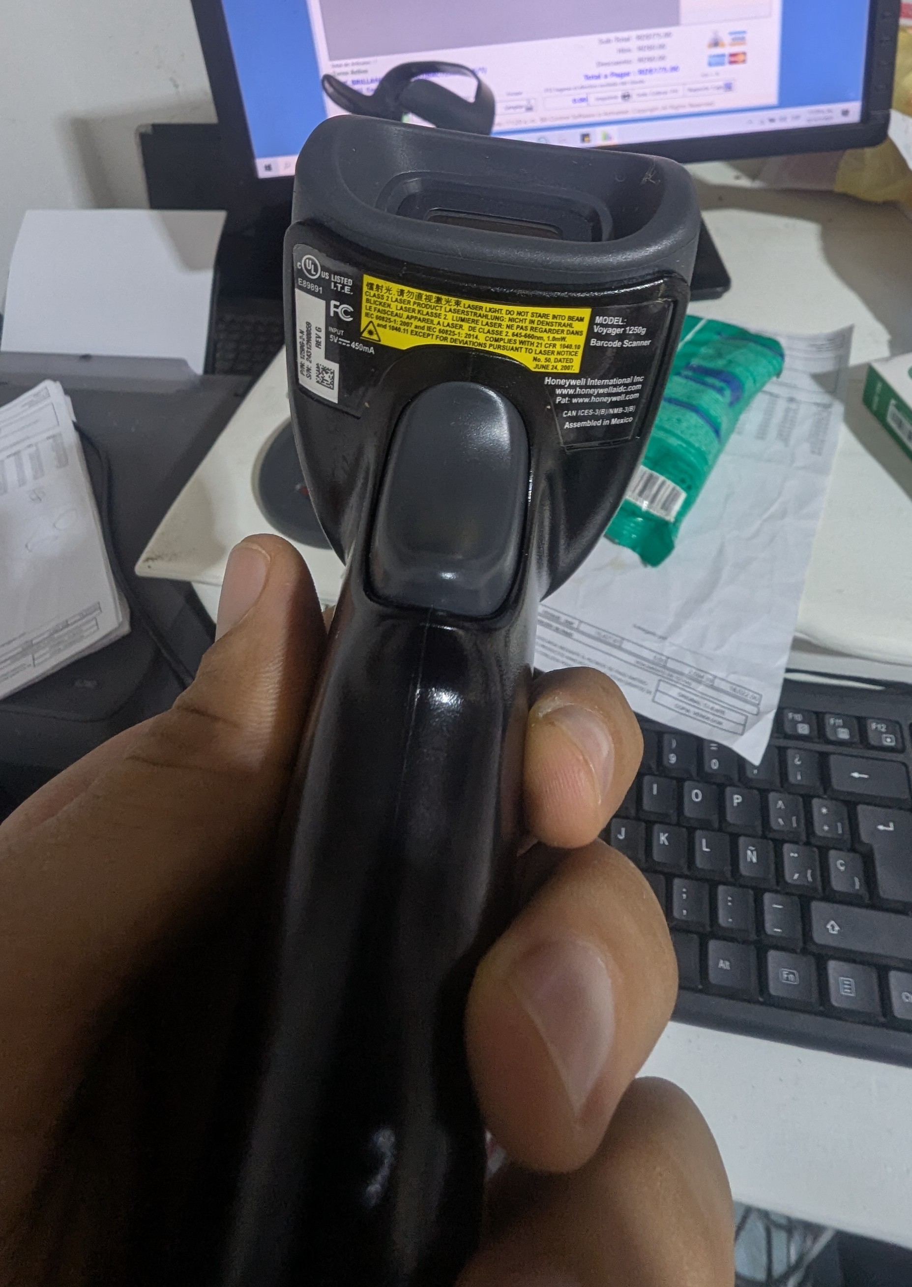 impresoras y scanners - Escáner códigos de barra Honeywell 5