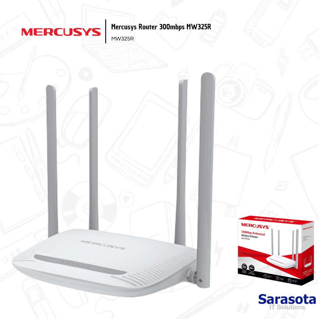 accesorios para electronica - Mercusys Router 300mbps MW325R 2