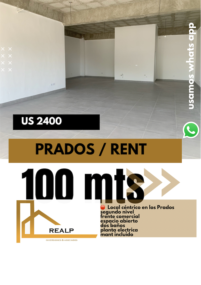 oficinas y locales comerciales - Local espacio abierto Prados 0
