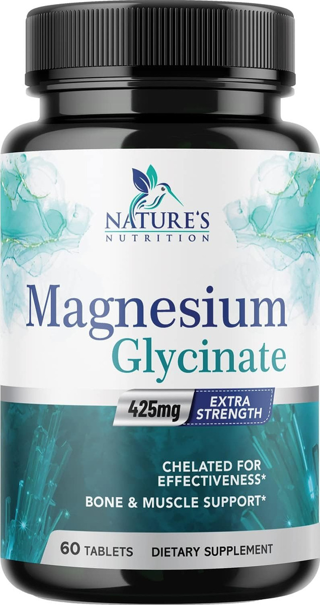 Salud y Equipamiento Médico - Glicinato De Magnesio 425 Mg Con Calcio