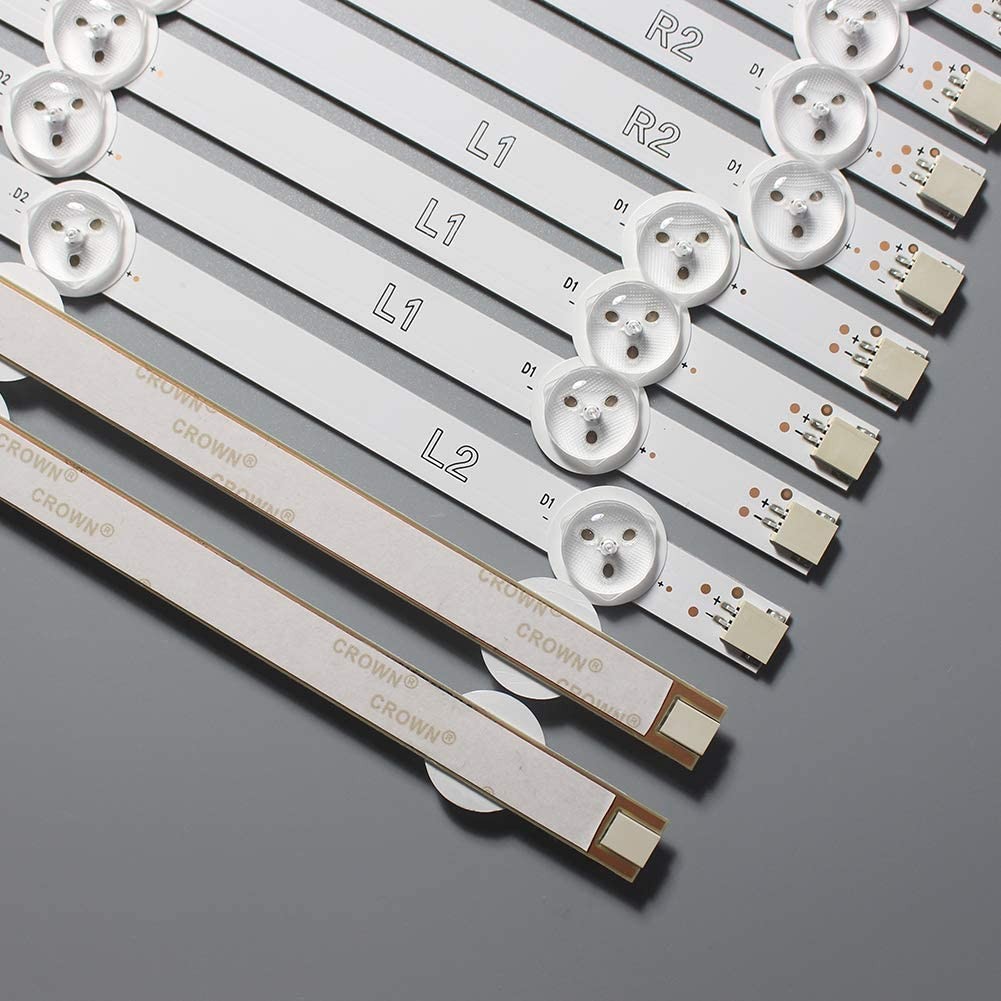 accesorios para electronica -  Juego Tiras Retroiluminación LED 12 piezas para TV Varias Marcas 50 Pulg 1