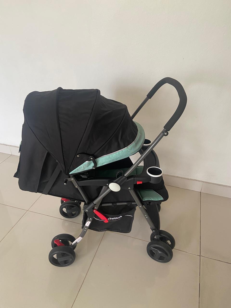 coches y sillas - Coche liviano reversible marca Peke  1