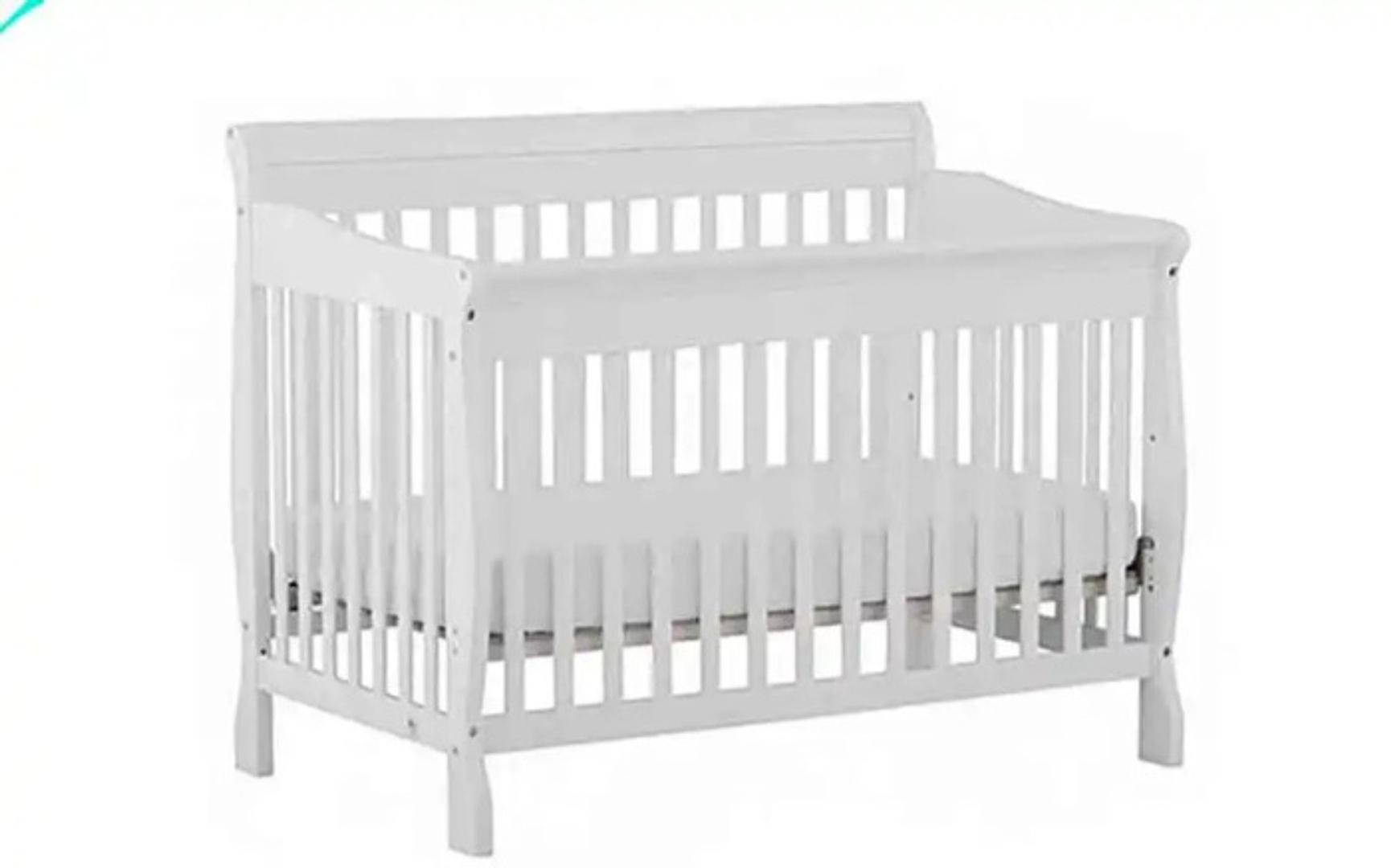muebles - Cuna Blanca para bebe  2