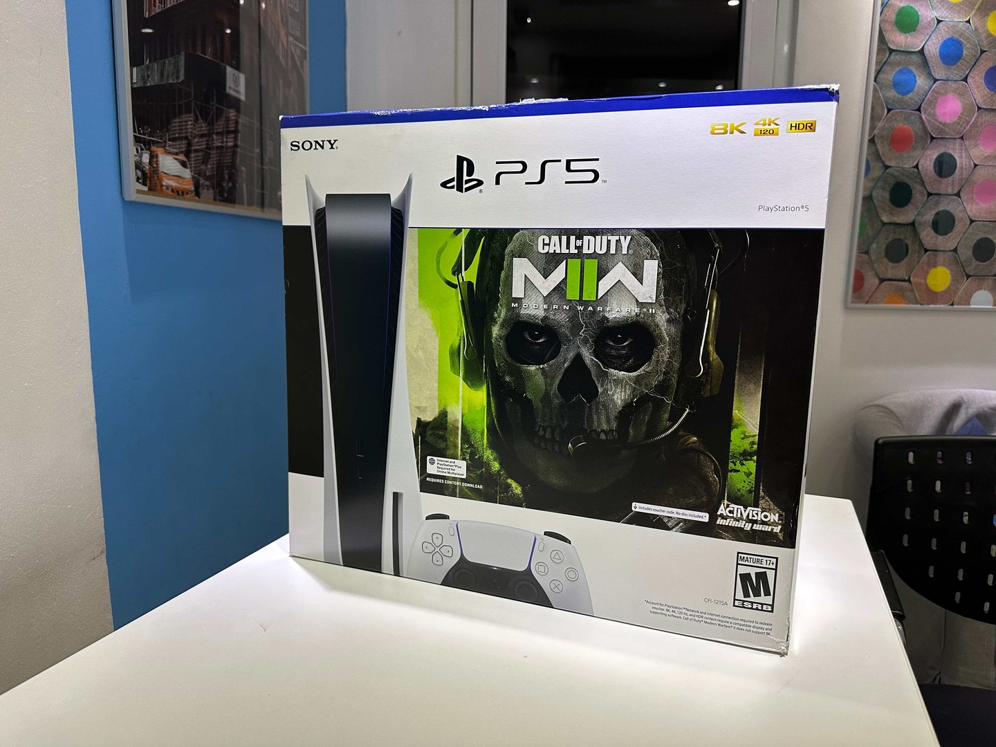consolas y videojuegos - PlayStation 5 "Juego incluido Call of Duty ModerWare " Version CD, $ 35,500 NEG 1