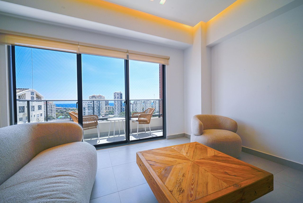 apartamentos - Apartamento amueblado 3 hab. 3.5 b. vista al mar 1