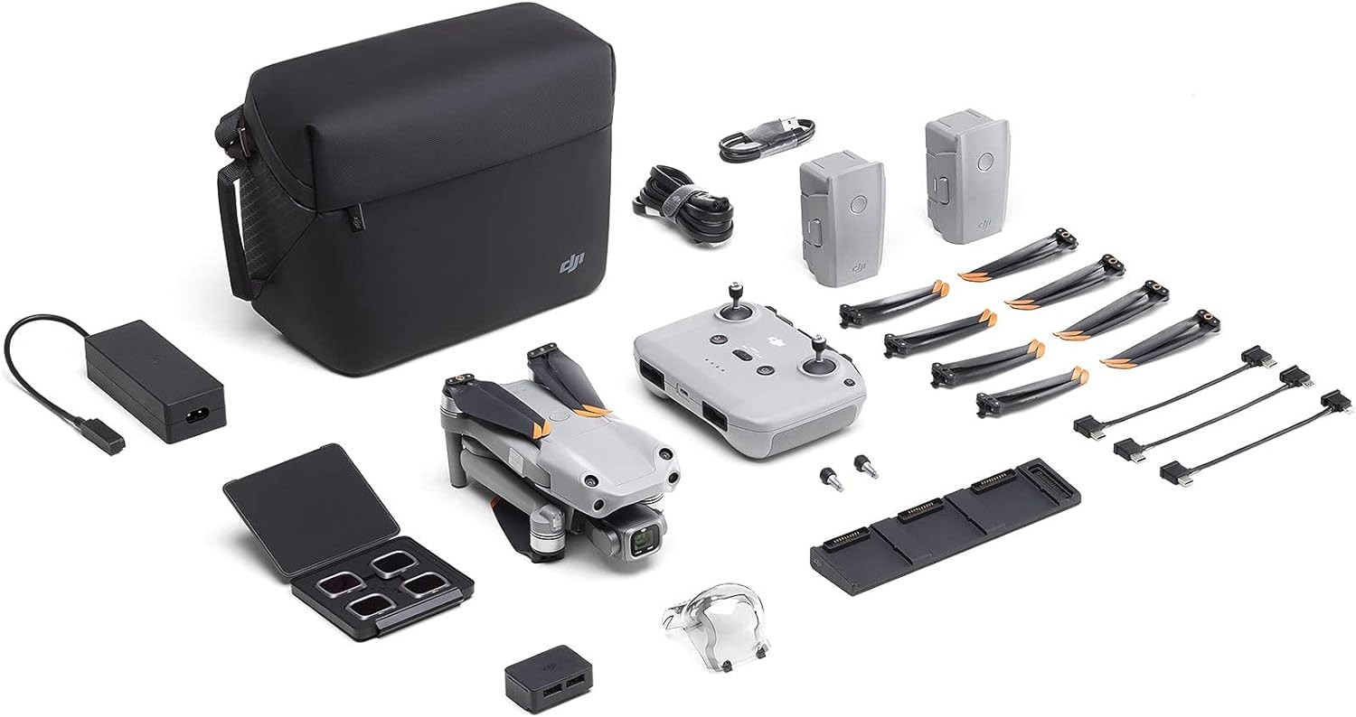 otros electronicos - DJI Air 2S, 3 controles, 6 baterías, mochila, memorias, usado con accesorios. 8