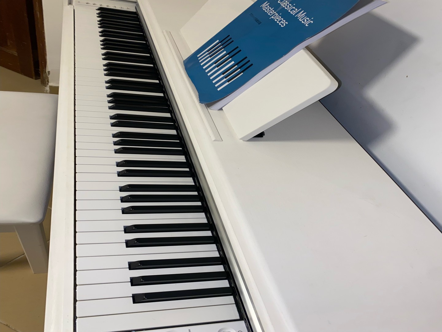 instrumentos musicales - Piano Blanco Original Electrico Yamaha Clavinova. 3
