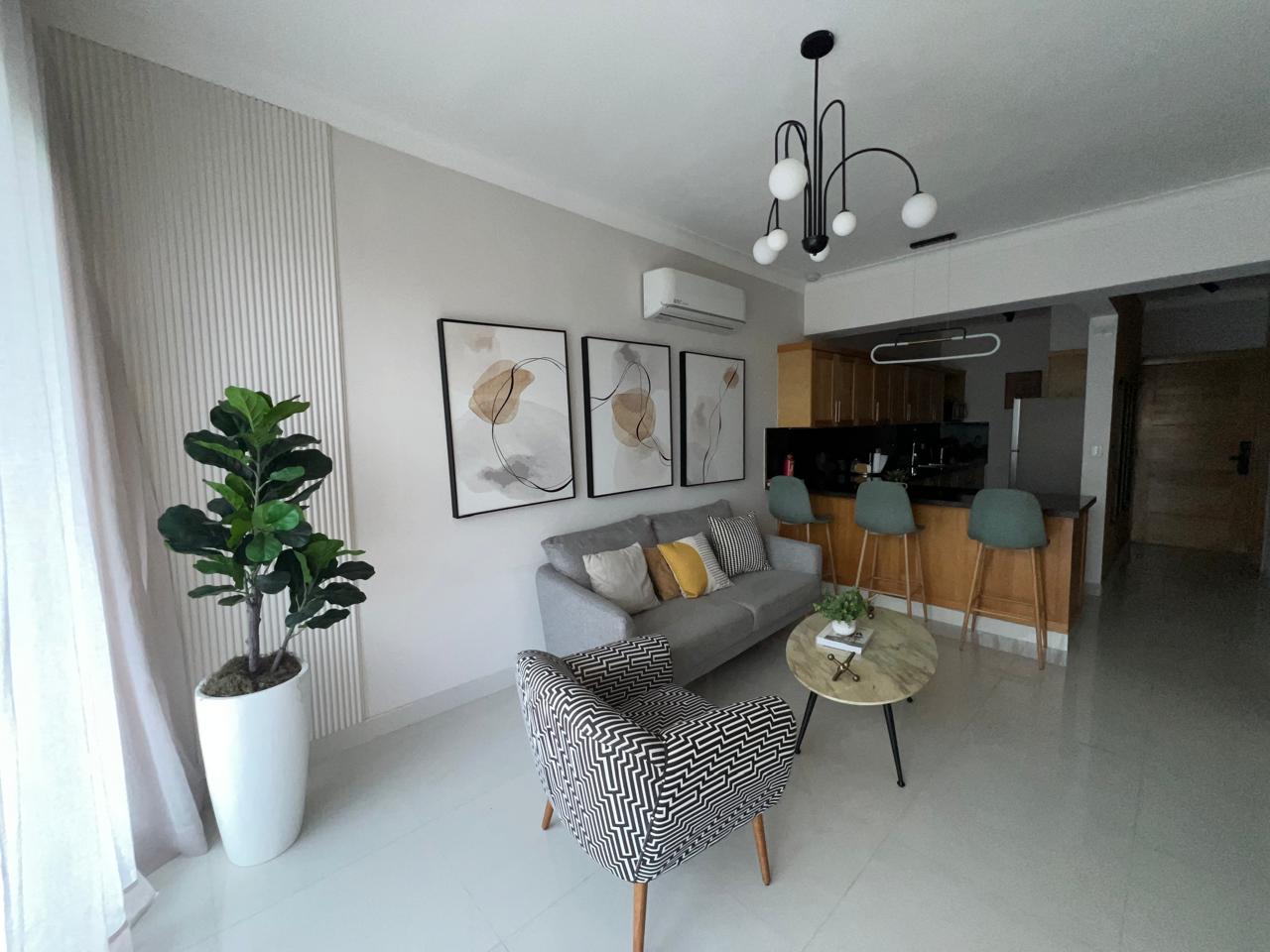 apartamentos - Alquiler de Apartamento Amueblado en Los Próceres 7