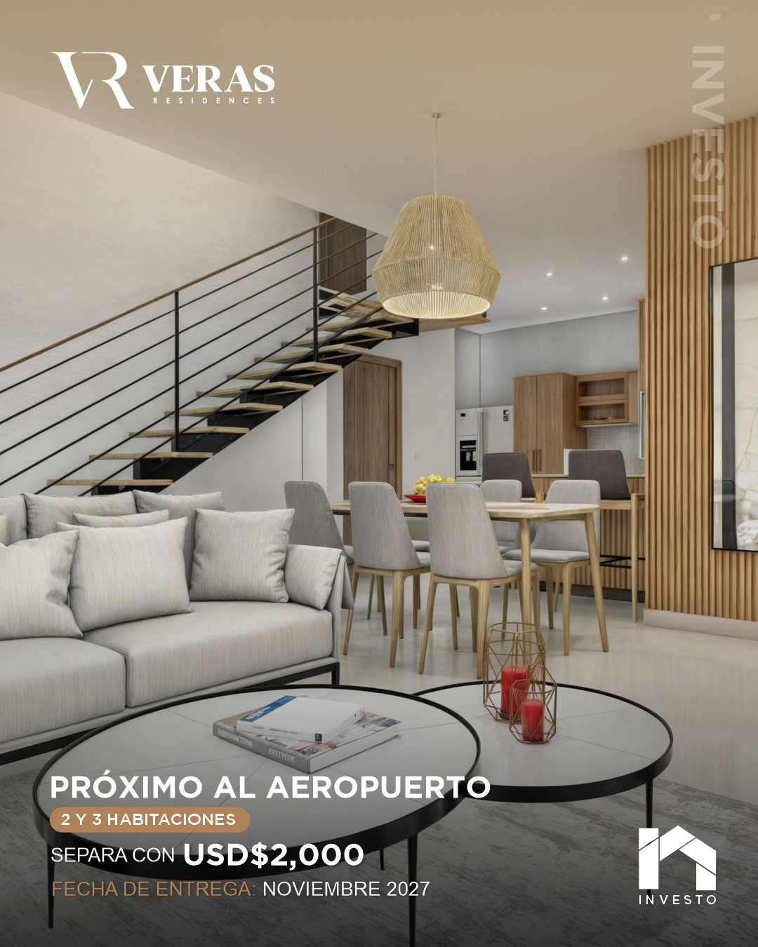 apartamentos - Apartamentos en Venta, Cercanos al Aeropuerto de Santiago. 4