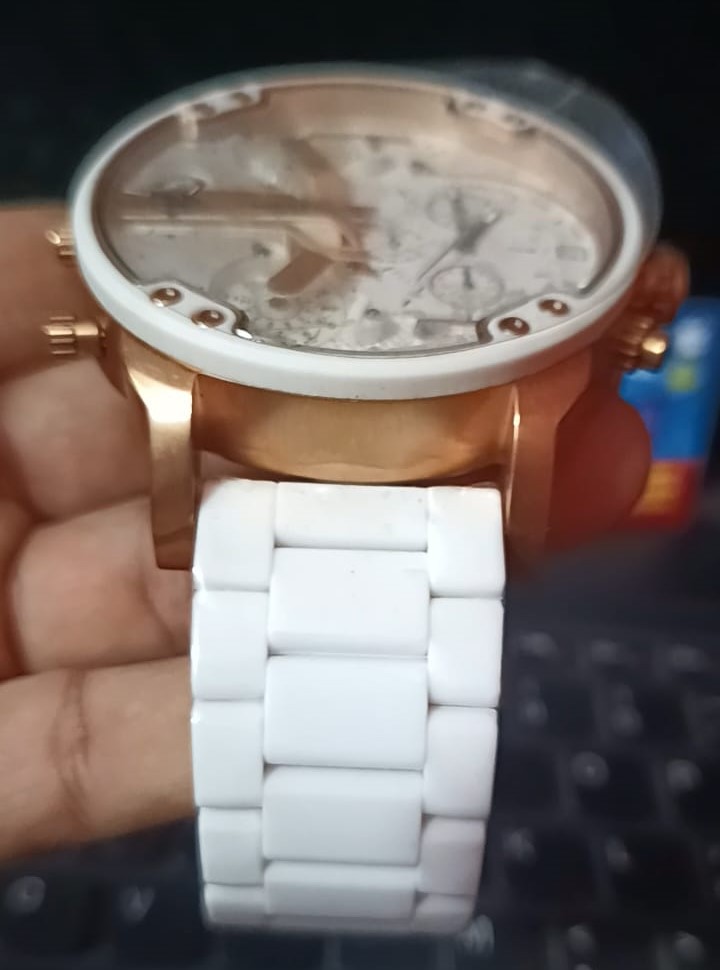 joyas, relojes y accesorios - Reloj Diesel Mr Daddy 2.0  Cuarzo acero inox 2