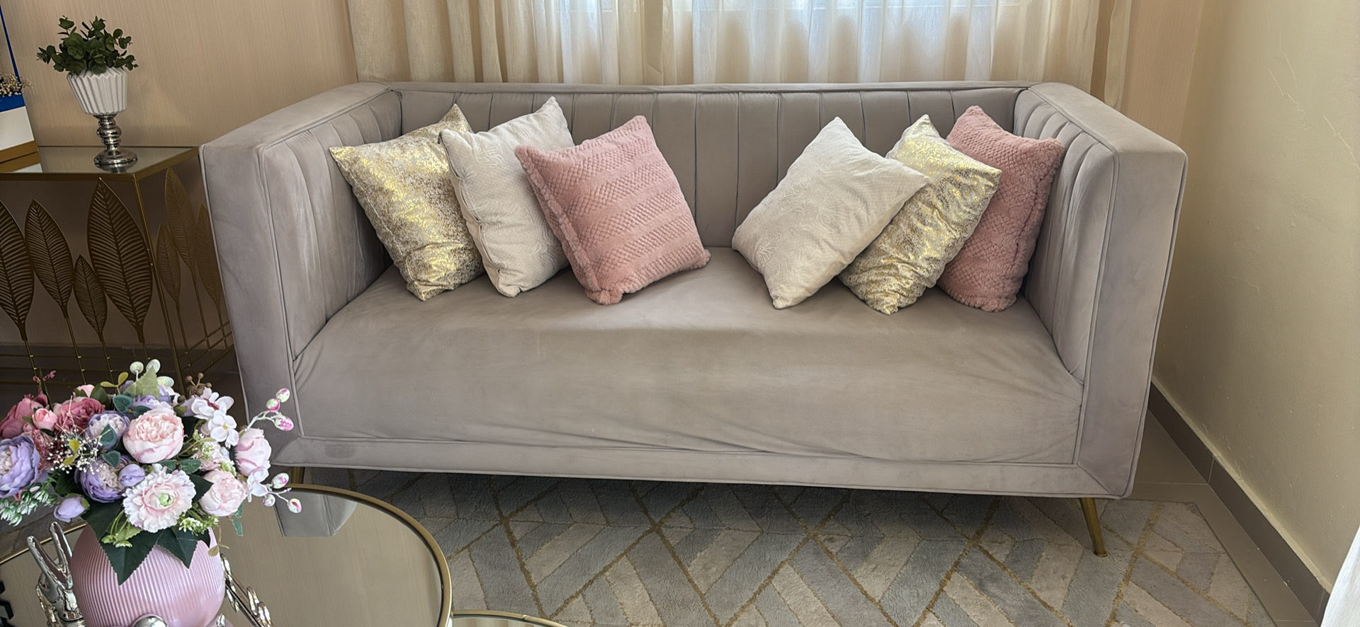 muebles y colchones - mueble de3 plazas en excelentes condiciones  1