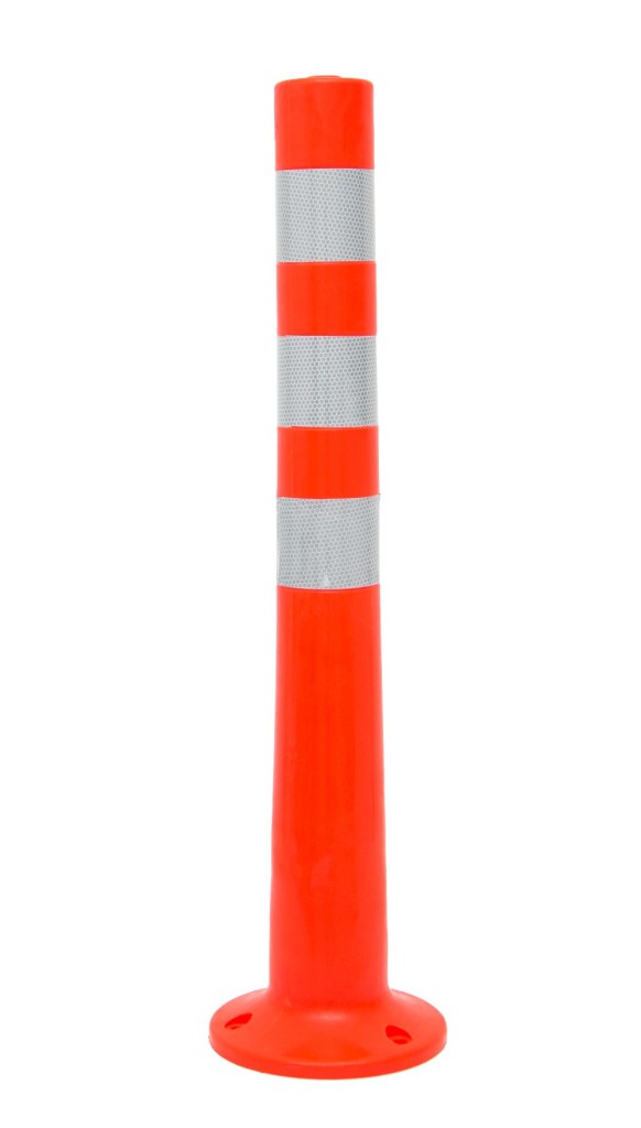 herramientas, jardines y exterior - Delineador de camino de poste con reflectante Vial Seguridad CONO Piloto 4