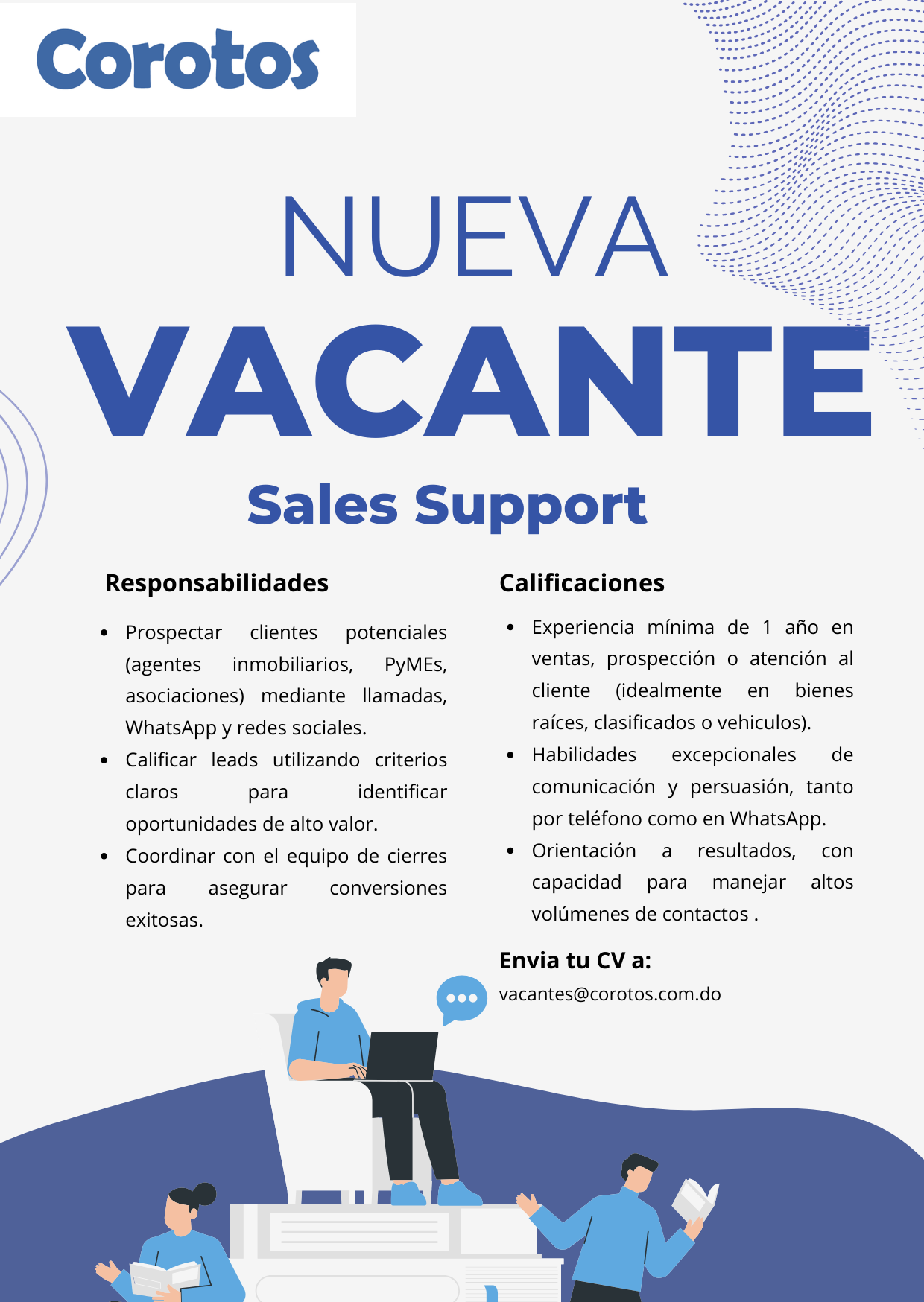 empleos disponibles - Sales Support