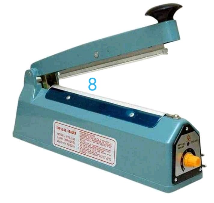 equipos profesionales - Selladora de fundas plásticas de 8 pulgadas 