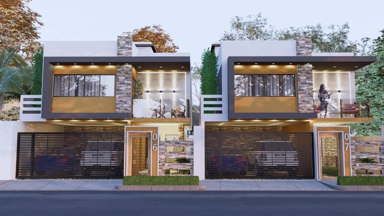 casas - Venta de casa con piscina en la autopista de san Isidro reserva con 3000usd 7