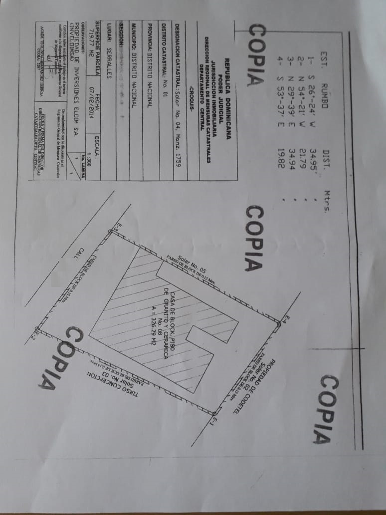 solares y terrenos - Solar en Remate en Serralles de 723m2 0
