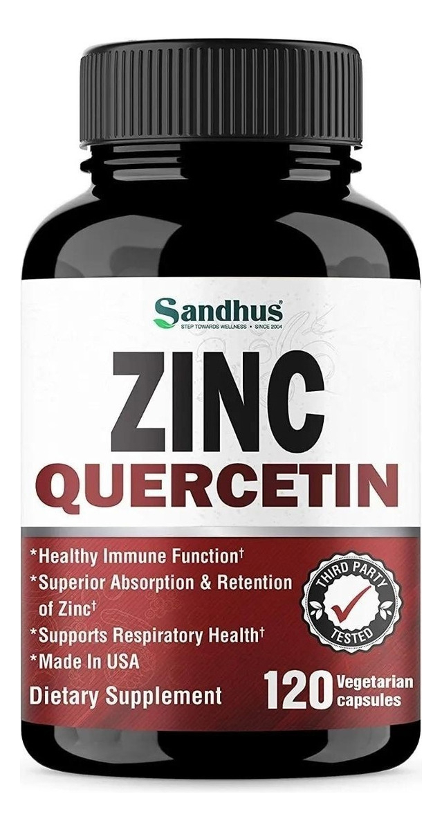 Salud y Equipamiento Médico - Zinc + Quercetina 120 Capsulas 0