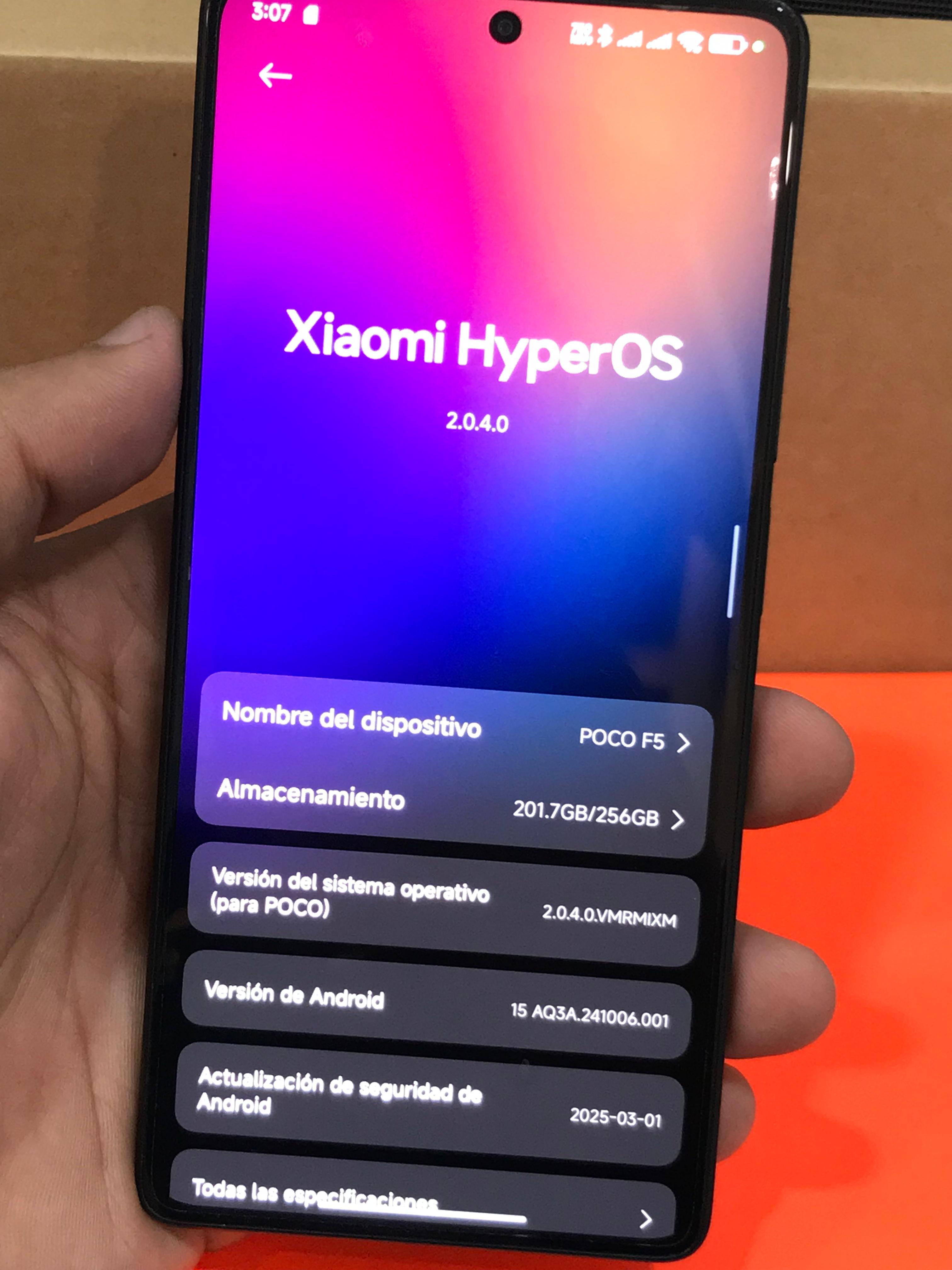 celulares y tabletas - Xiaomi Poco F5 5G Dual Sim 12 Gb Ram + 256 GB Storage Global Version 6.67" 120Hz 9