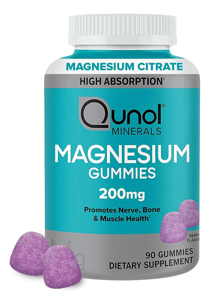 Salud y Equipamiento Médico - Magnesio 200 Mg 90 Gums Qunol