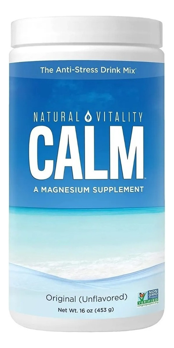 Salud y Equipamiento Médico - Calm Magnesio 453g Natural Vital 0