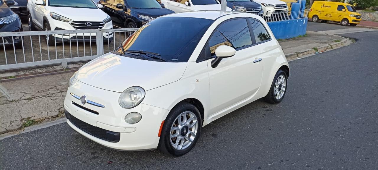 carros - Fiat 500 Blanco Excelentes Condiciones 4