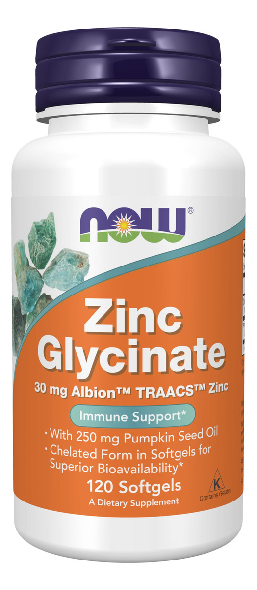 Salud y Equipamiento Médico - Glicinato Zinc-glycinate Sofge 120 Cap Now