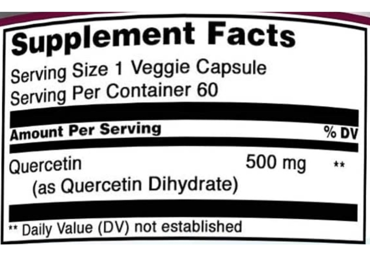 Salud y Equipamiento Médico - Quercetina 500mg 60caps Amazing - - Unidad A $2798 1