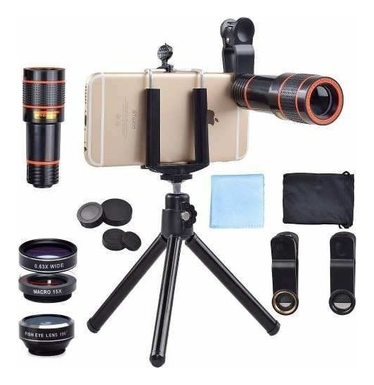 Salud y Equipamiento Médico - Zoom 12x Lente Teleobjetivo Apexel 4 En 1 iPhone Htc Huawei 0