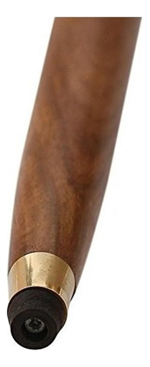 Salud y Equipamiento Médico - Bastón De Madera Marrón De Latón Golden Lion 4
