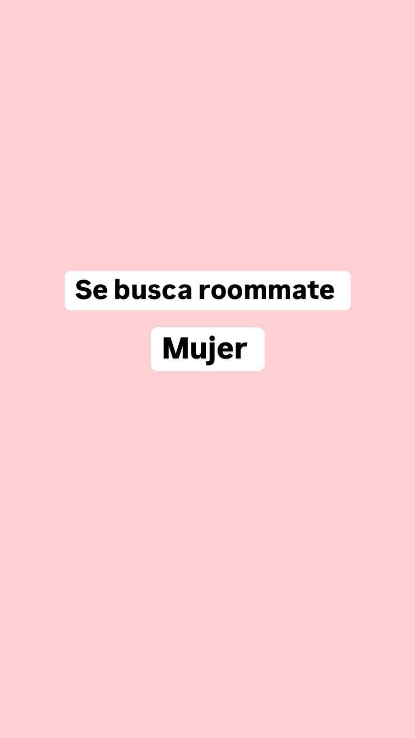 apartamentos - Se busca roommate mujer para alquilar apartamento compartido  0