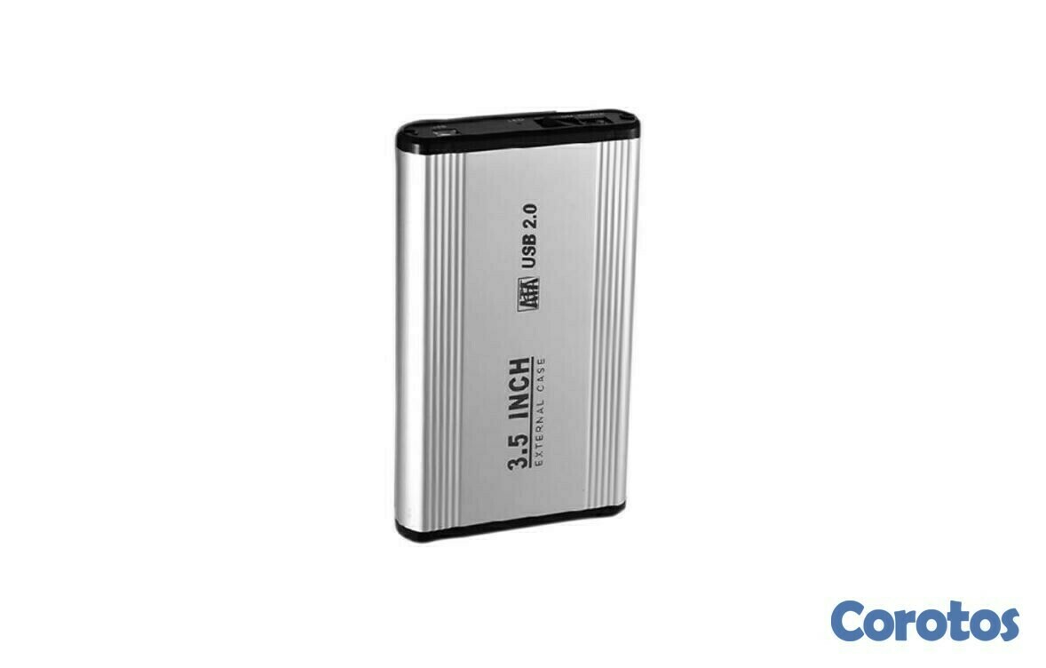 otros electronicos - Enclosure caja de disco duro externo de 3.5 a USB  de 2.0 3