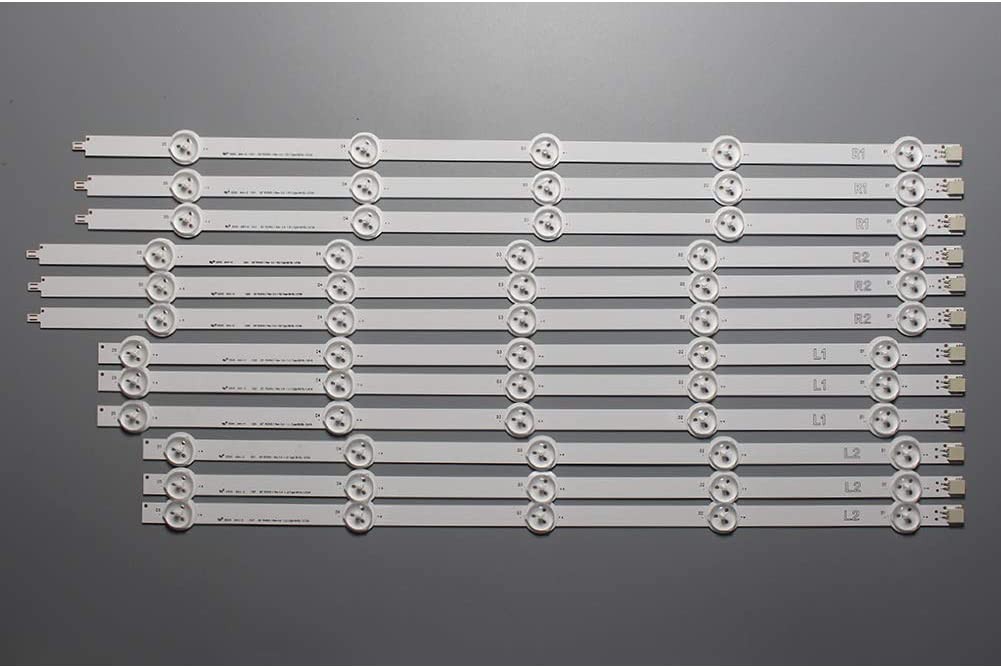 accesorios para electronica -  Juego Tiras Retroiluminación LED 12 piezas para TV Varias Marcas 50 Pulg 3