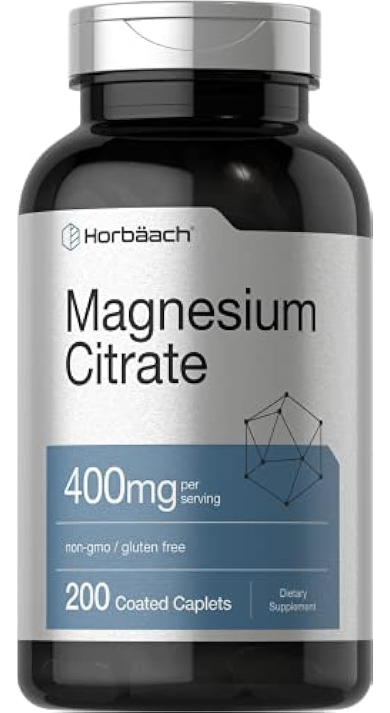 Salud y Equipamiento Médico - Citrato De Magnesio | 400 Mg | 200 Comprimidos Recubiertos |