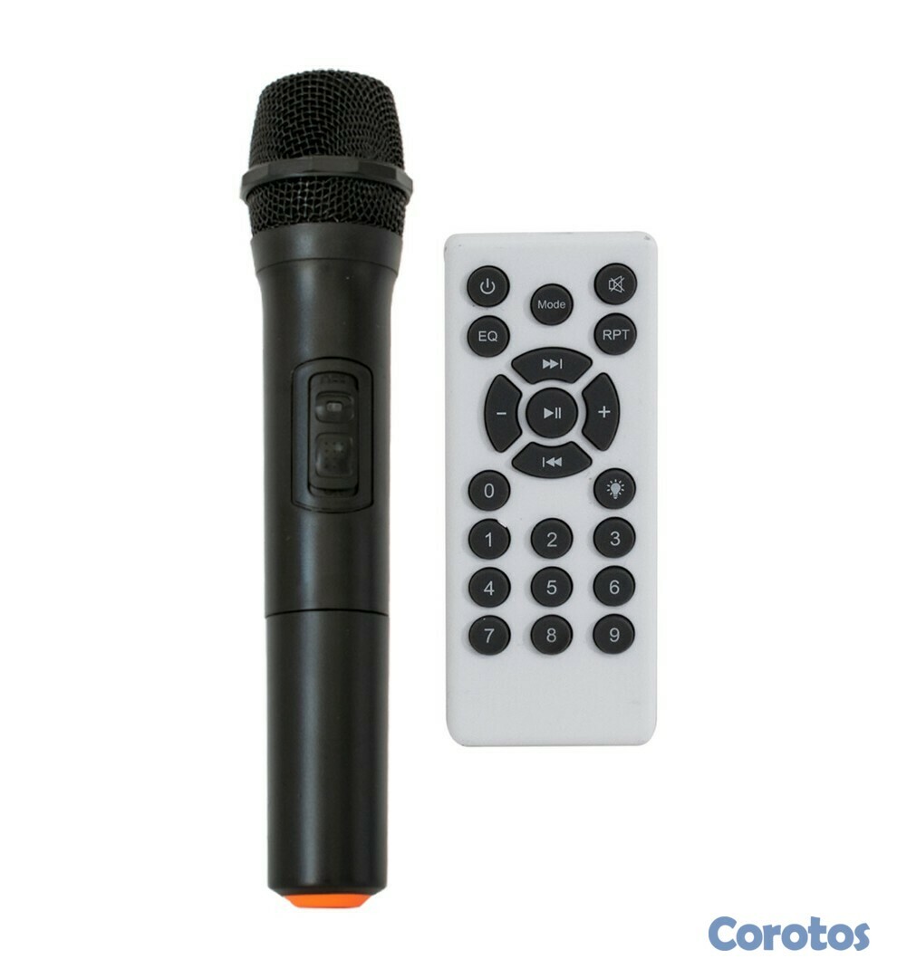 otros electronicos - Bocina Bluetooth de 15 pulgadas con asa y ruedas para su facil transporte y micr 7